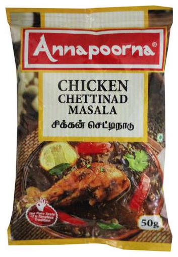 

Annapoorna Masala - Chicken Chettinad 50 g