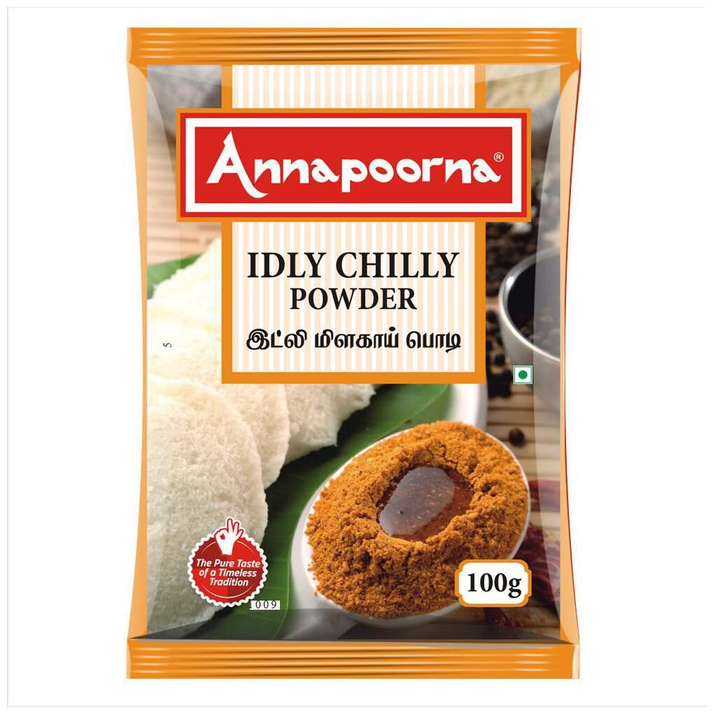

Annapoorna Powder - Idly Chilly 100 g