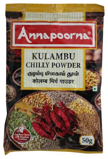 

Annapoorna Powder - Kulambu Chilly 50 g