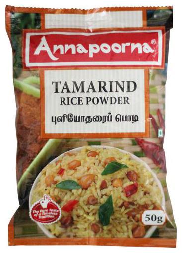 

Annapoorna Powder - Tamarind Rice 50 g