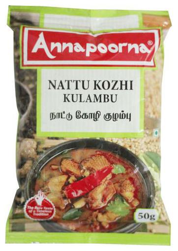 

Annapoorna Ready Mix - Nattu Kozhi Kulambu 50 g