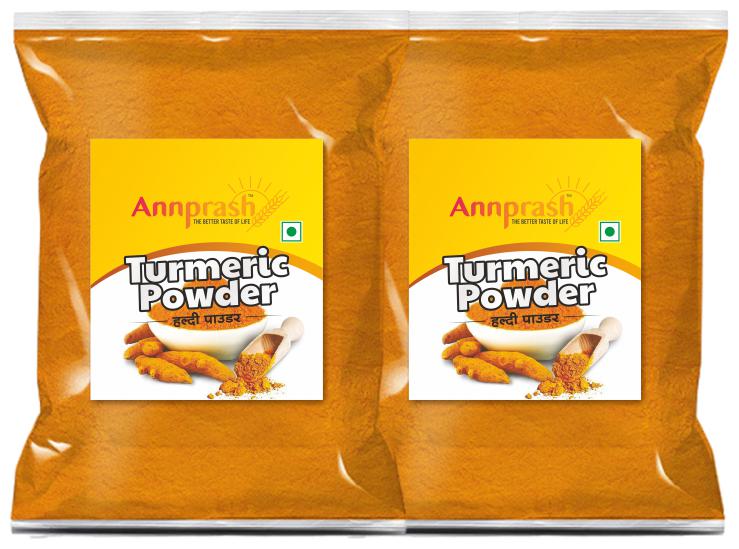 

ANNPRASH premium Quality Turmeric Haldi Powder 1 kg ( Pack of 2 )