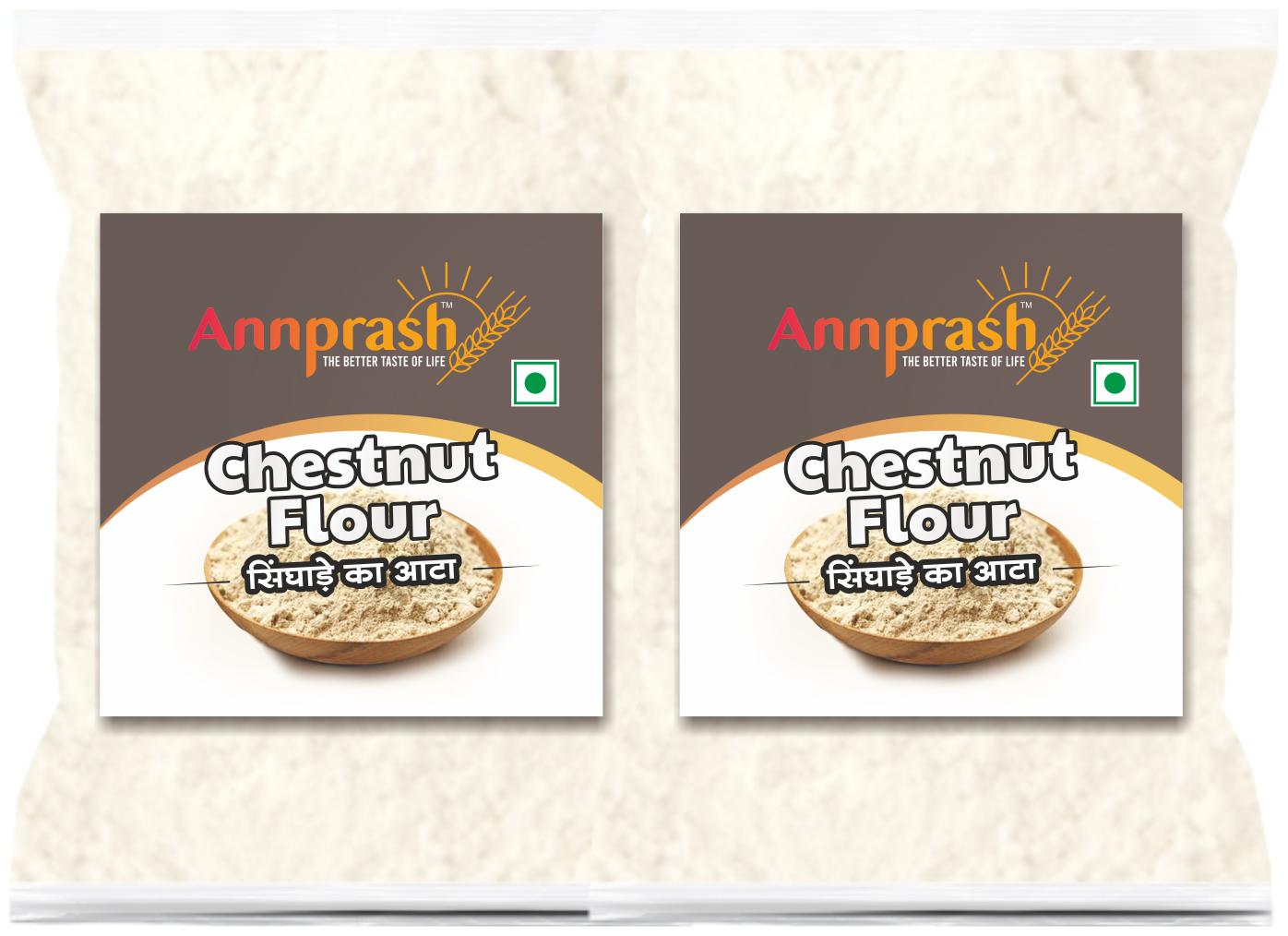 

Annprash Premium Quality Chestnut Flour Singhara Atta 1 kg (Pack of 2)