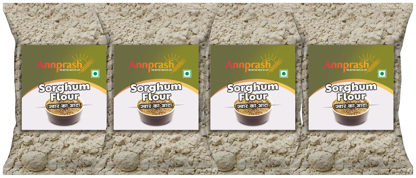 

Annprash Premium Quality Sorghum Flour Jowar Atta 1 kg (Pack of 4)