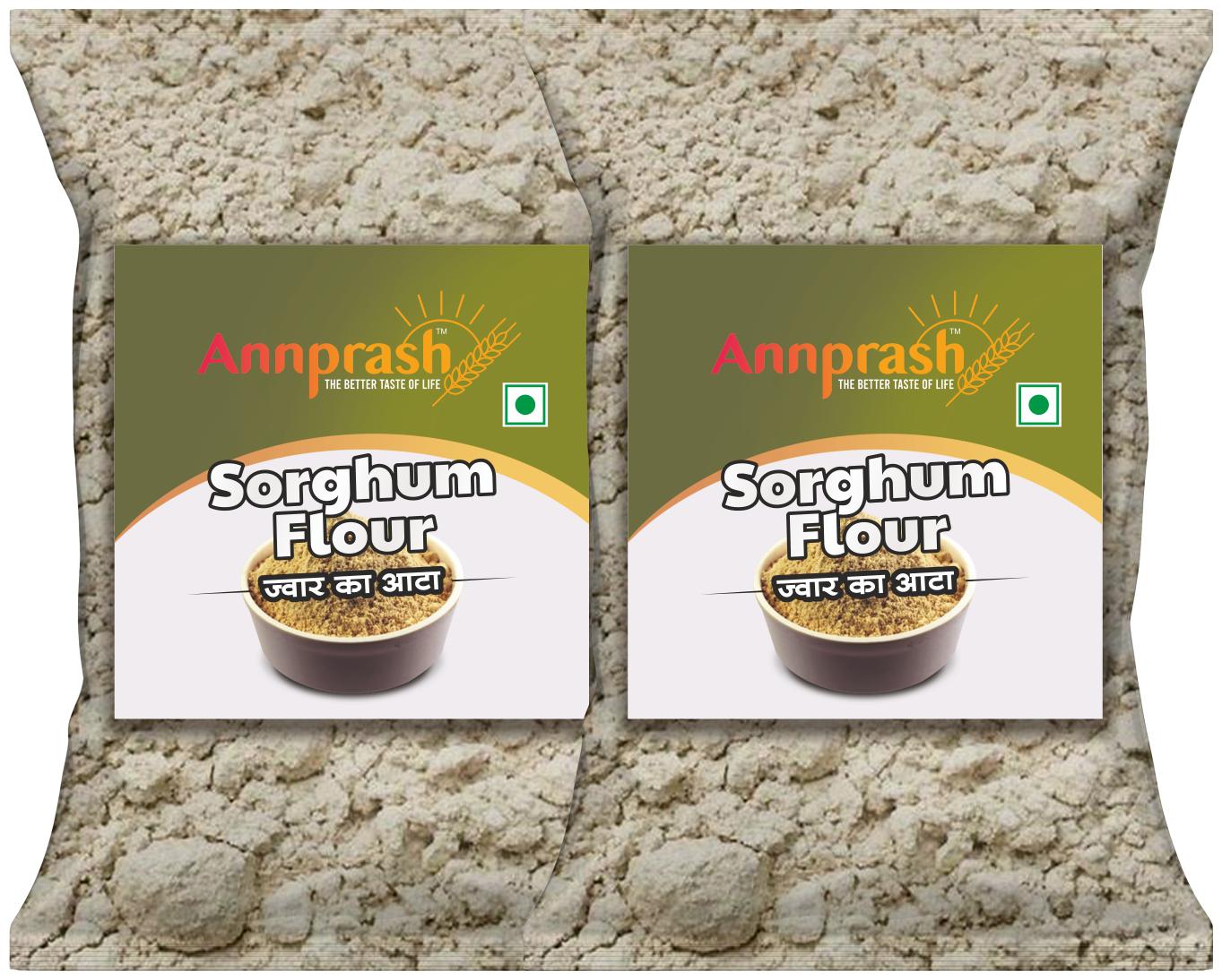 

Annprash Premium Quality Sorghum Flour Jowar Atta 500 g (Pack of 2)
