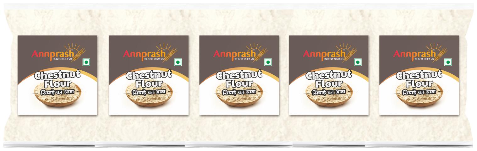 

Annprash Premium Quality Chestnut Flour Singhara Atta 500 g (Pack of 5)
