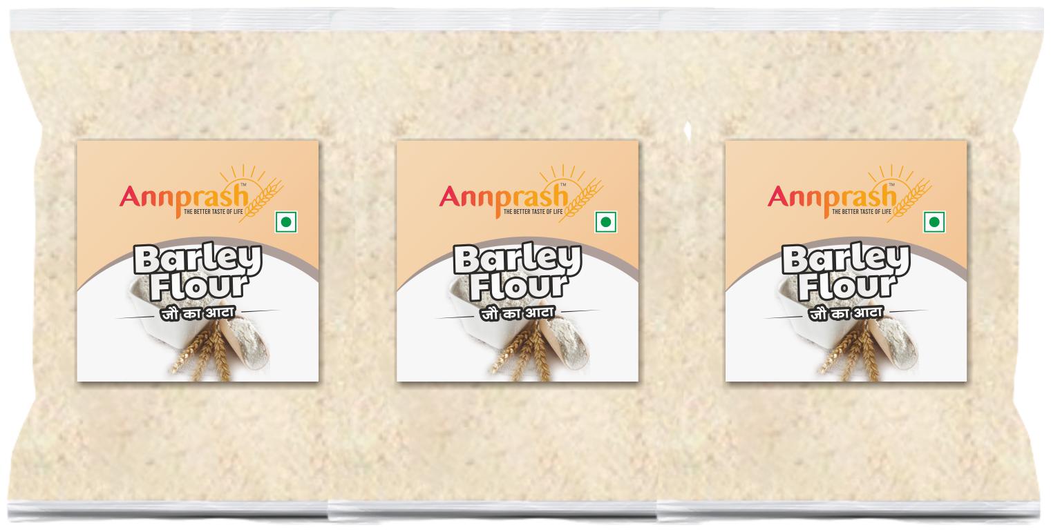 

Annprash Premium Quality Barley Flour Jau Aata 1 kg (Pack of 3)