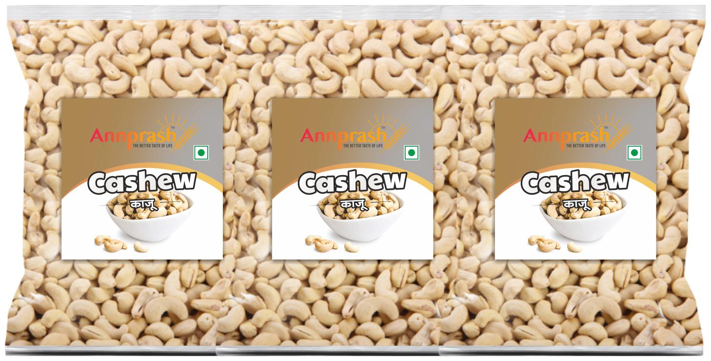 

ANNPRASH PREMIUM QUALITY CASHEW KAJU 250g (Pack of 3)
