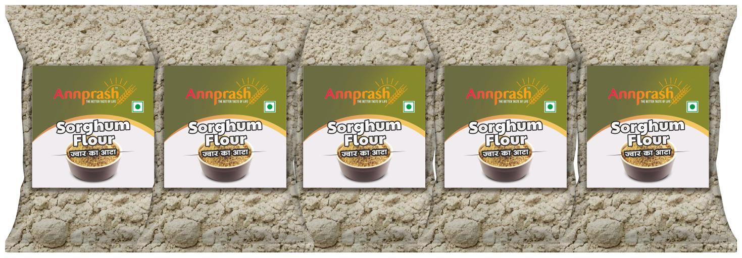 

Annprash Premium Quality Sorghum Flour Jowar Atta 1 kg (Pack of 5)
