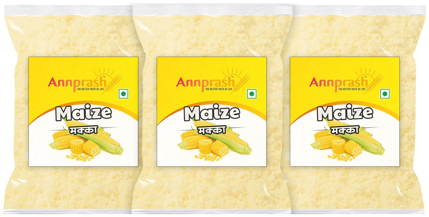 

Annprash Premium Quality Maize Flour Makka Atta -1Kg (Pack Of 3)