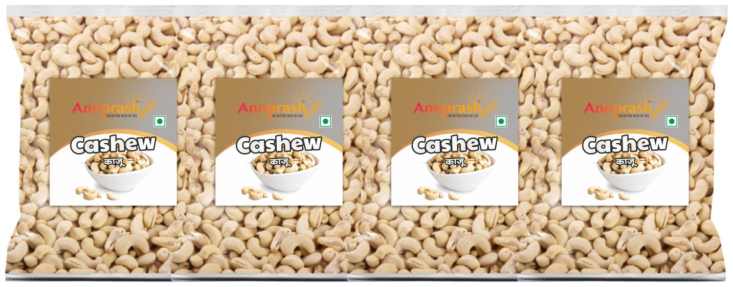 

ANNPRASH PREMIUM QUALITY CASHEW KAJU 1 kg (Pack of 4)