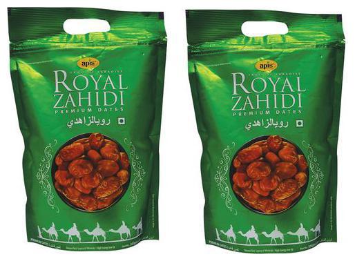 

Apis Dates - Royal Zahidi 500 g (Pack of 2)