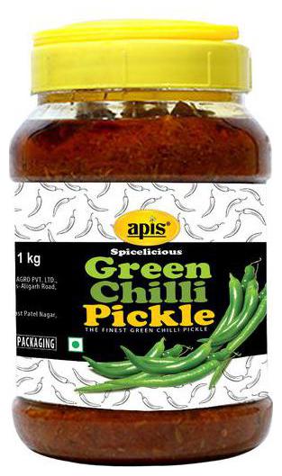 

Apis Green Chilli Pickle 1 kg