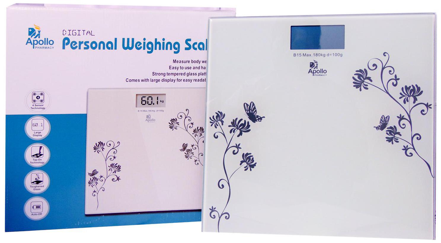 

Apollo Pharmacy Digital Personal Weighing Scale