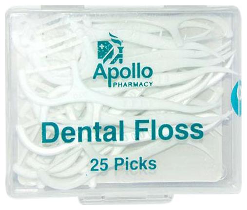 

Apollo Pharmacy Dental Floss Picks 25 pcs