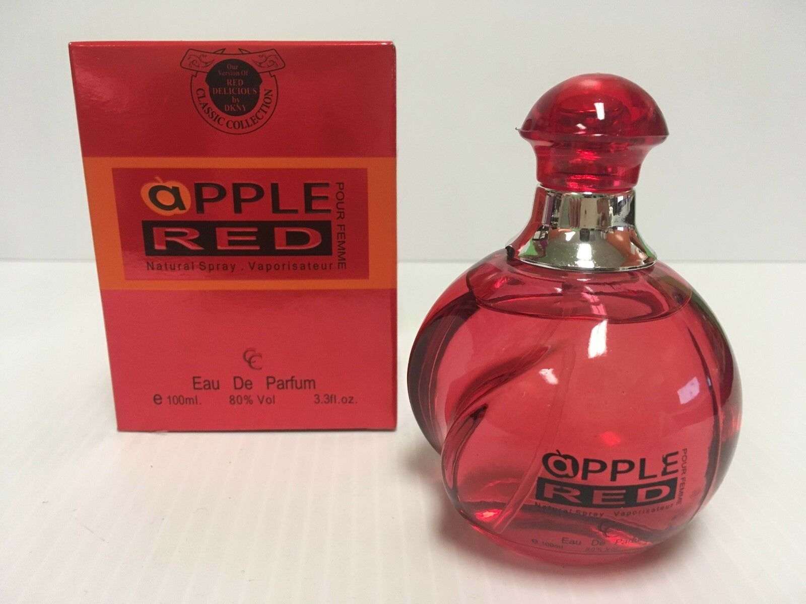 

APPLE RED VERSION OF RED DELICIOUS 3 3 OZ EDP SPRAY NEW IN SEALED BOX AS SHOWN