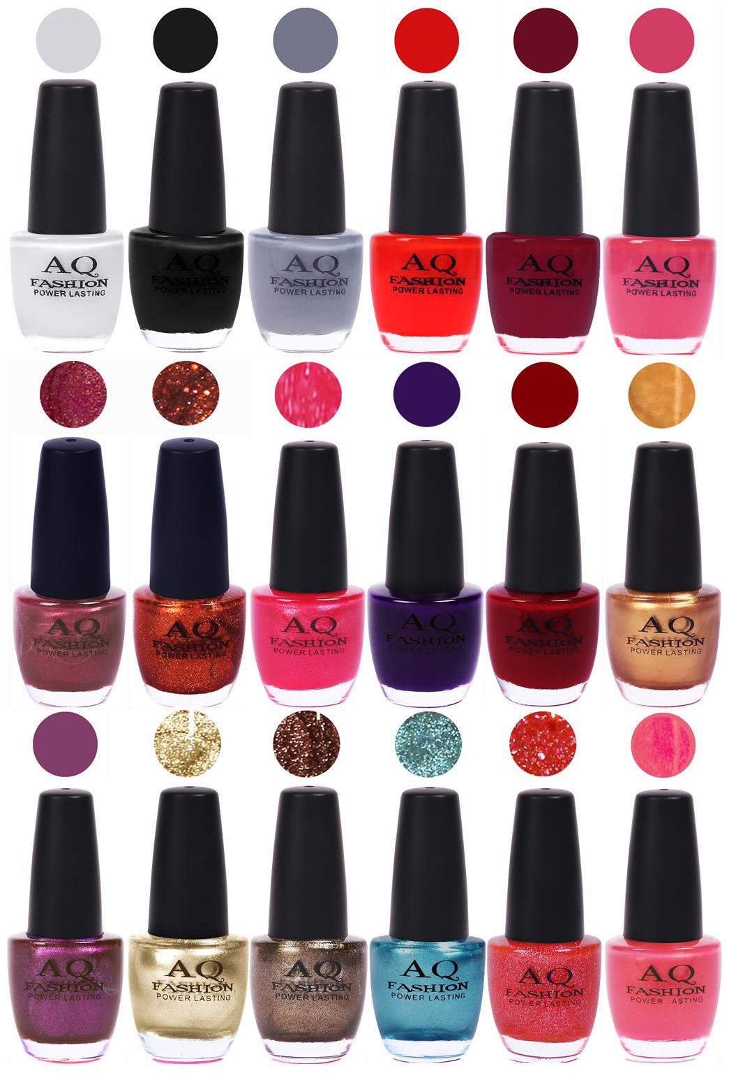 

AQ Fashion Hot Shade Gel Nail Polish Combo 988 Pack Of 18