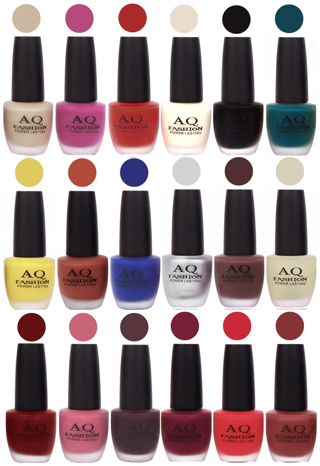 

AQ Fashion Velvet Matte Nail Polish 18 pcs Combo Set No 81136