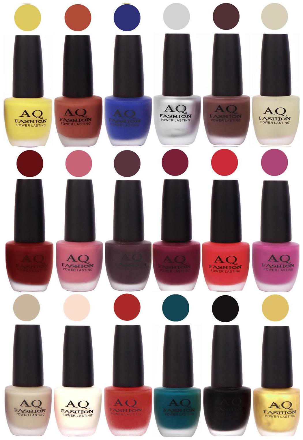 

AQ Fashion Velvet Matte Nail Polish 18 pcs Combo Set No 81151