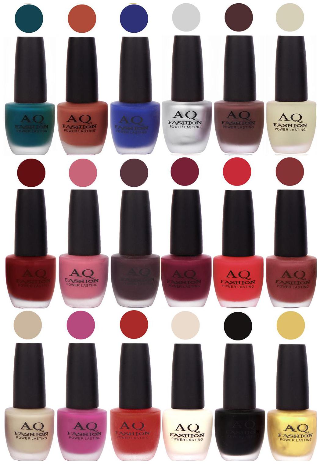 

AQ Fashion Velvet Matte Nail Polish 18 pcs Combo Set No 81142