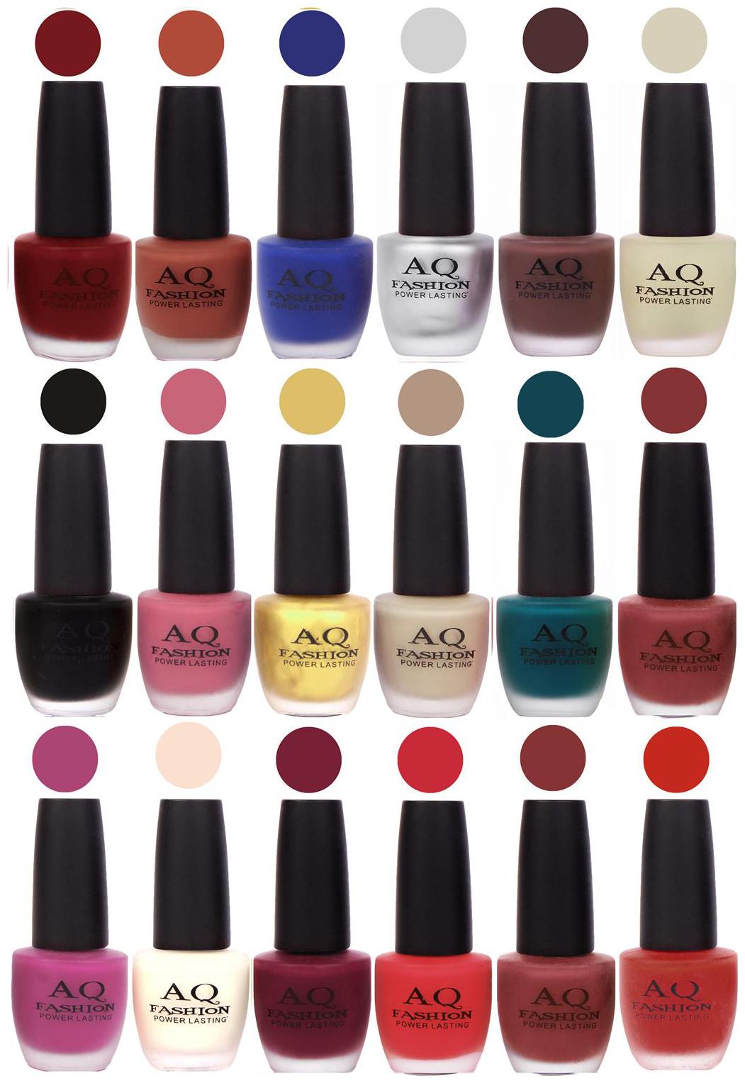 

AQ Fashion Velvet Matte Nail Polish 18 pcs Combo Set No 81171