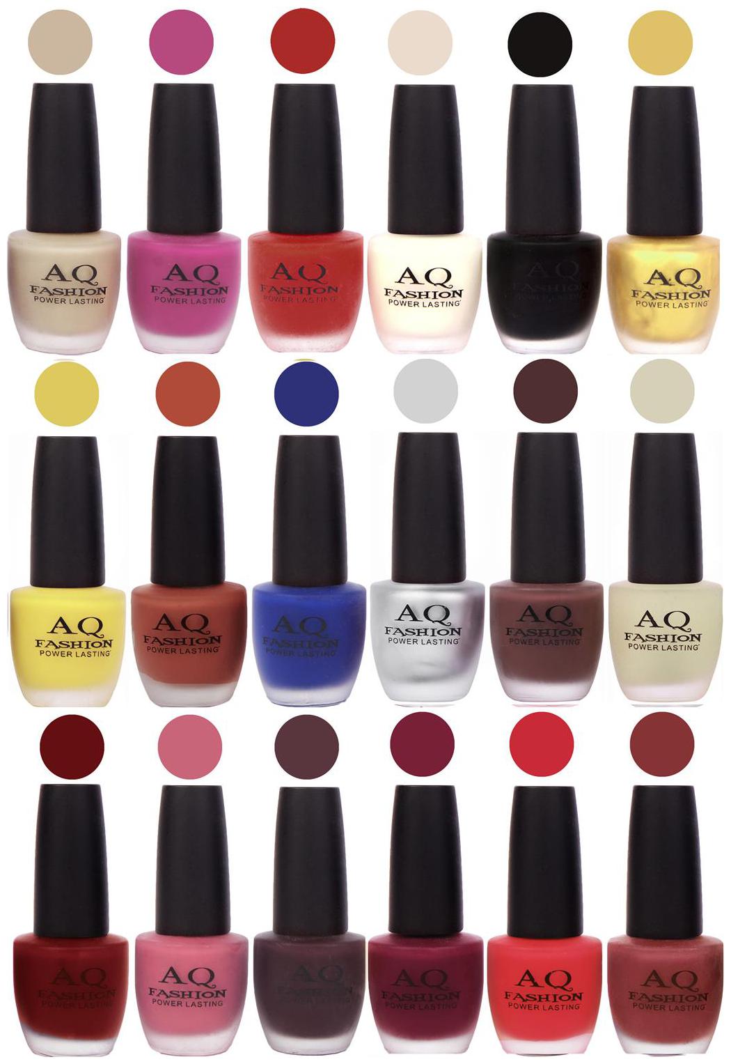 

AQ Fashion Velvet Matte Nail Polish 18 pcs Combo Set No 81131