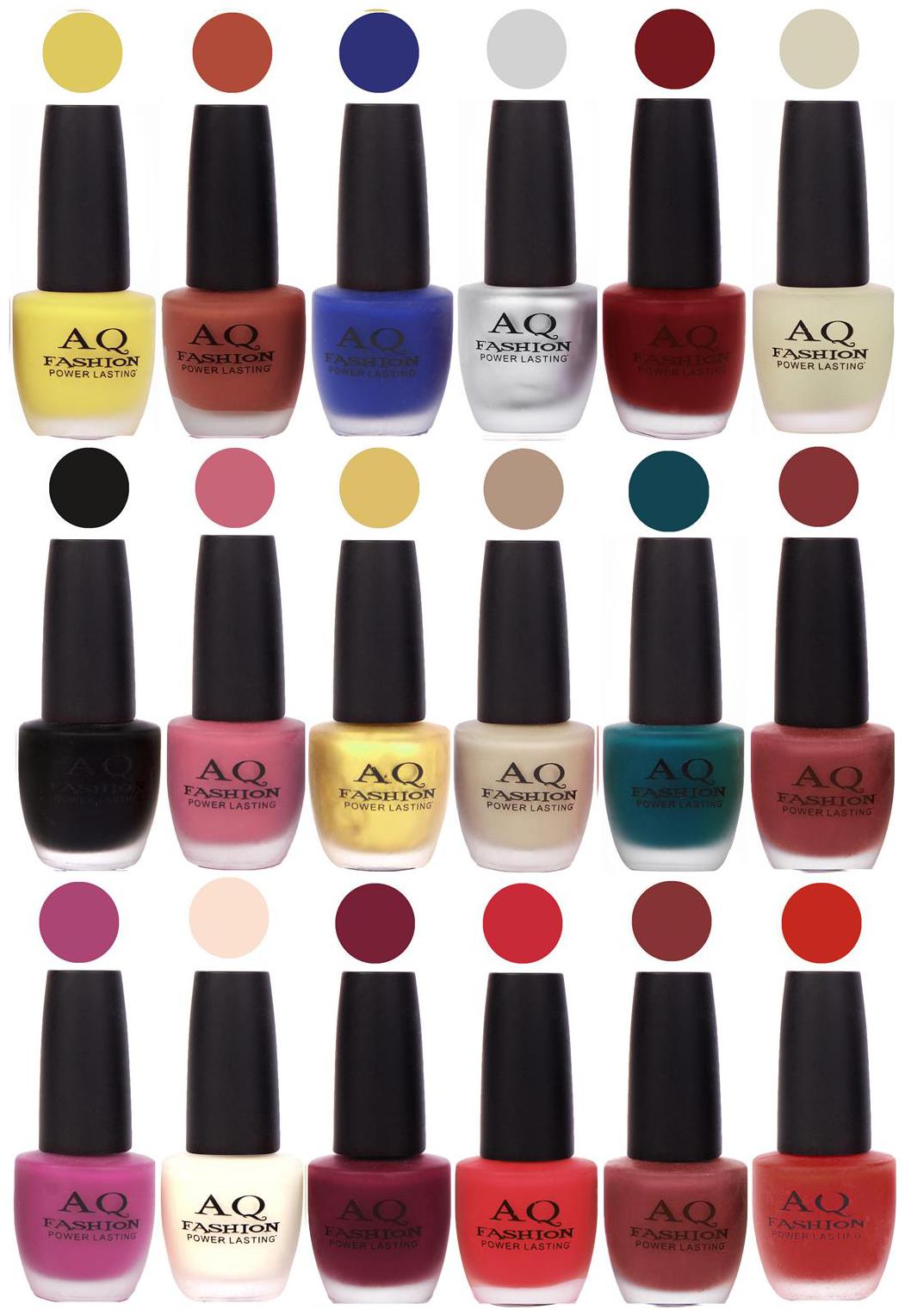 

AQ Fashion Velvet Matte Nail Polish 18 pcs Combo Set No 81169