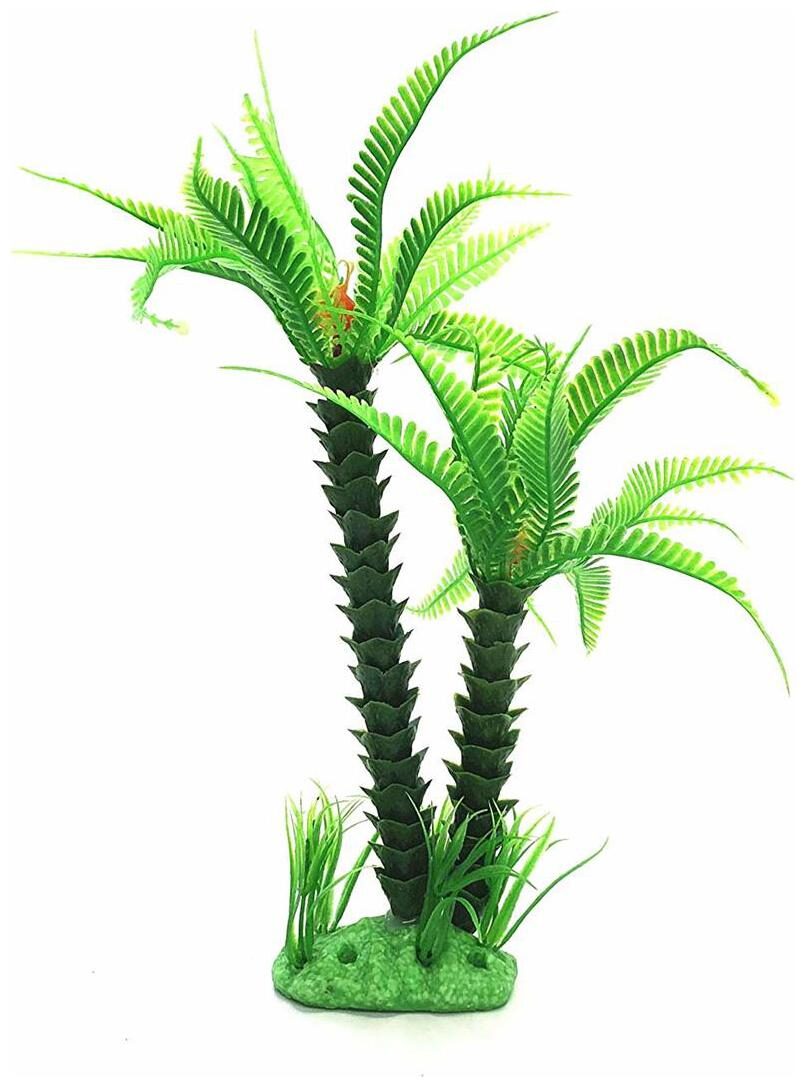 

Aquamarine Artificial Plants Fish Tank Aquarium Decor Simulation Grass Fish Tank Landscape Grass Decoration Fish Tank Coconut -Color May Vary (Pack of 1 Piece)