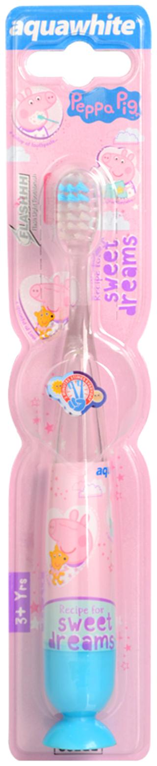 

Aquawhite Kids Peppa Pig Flash Toothbrush (3 years) (Blue)