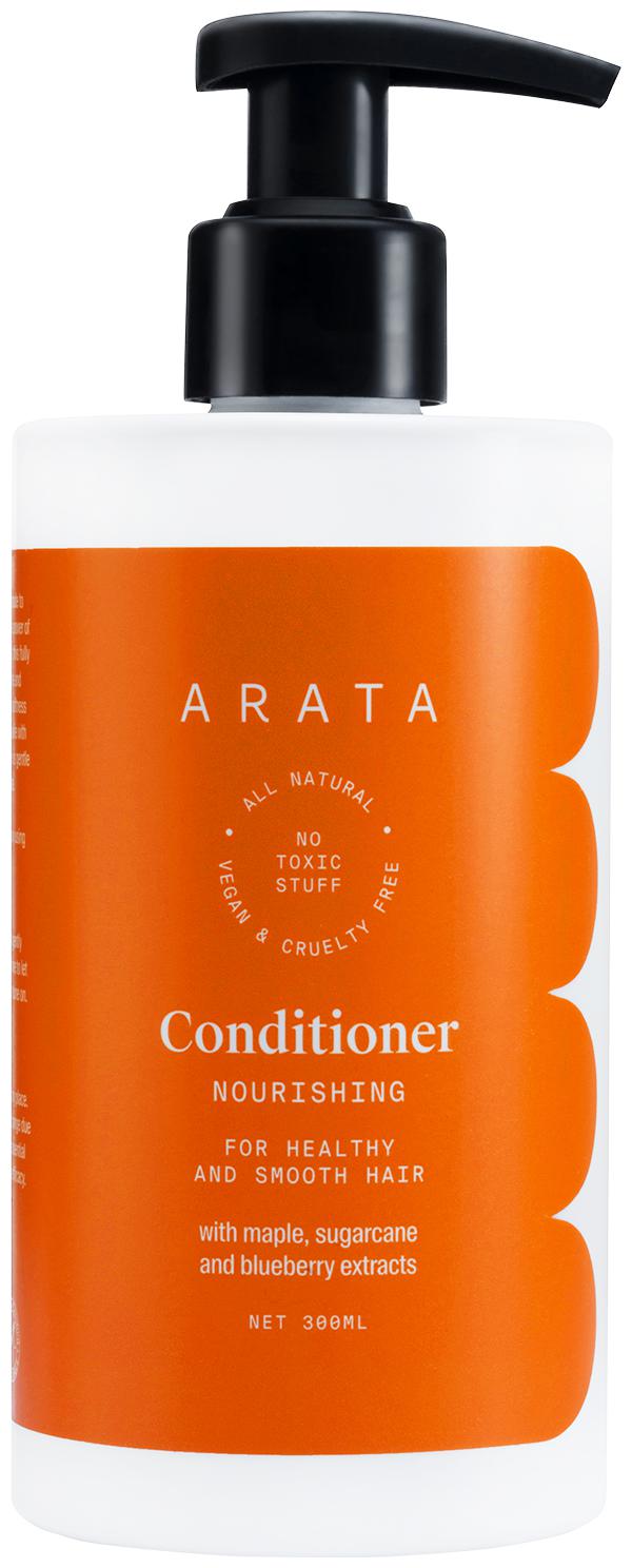 

Arata Natural Nourishing Hair Conditioner With Maple Sugarcane Blueberry Extracts For Healthy Smooth Hair - 300 ml