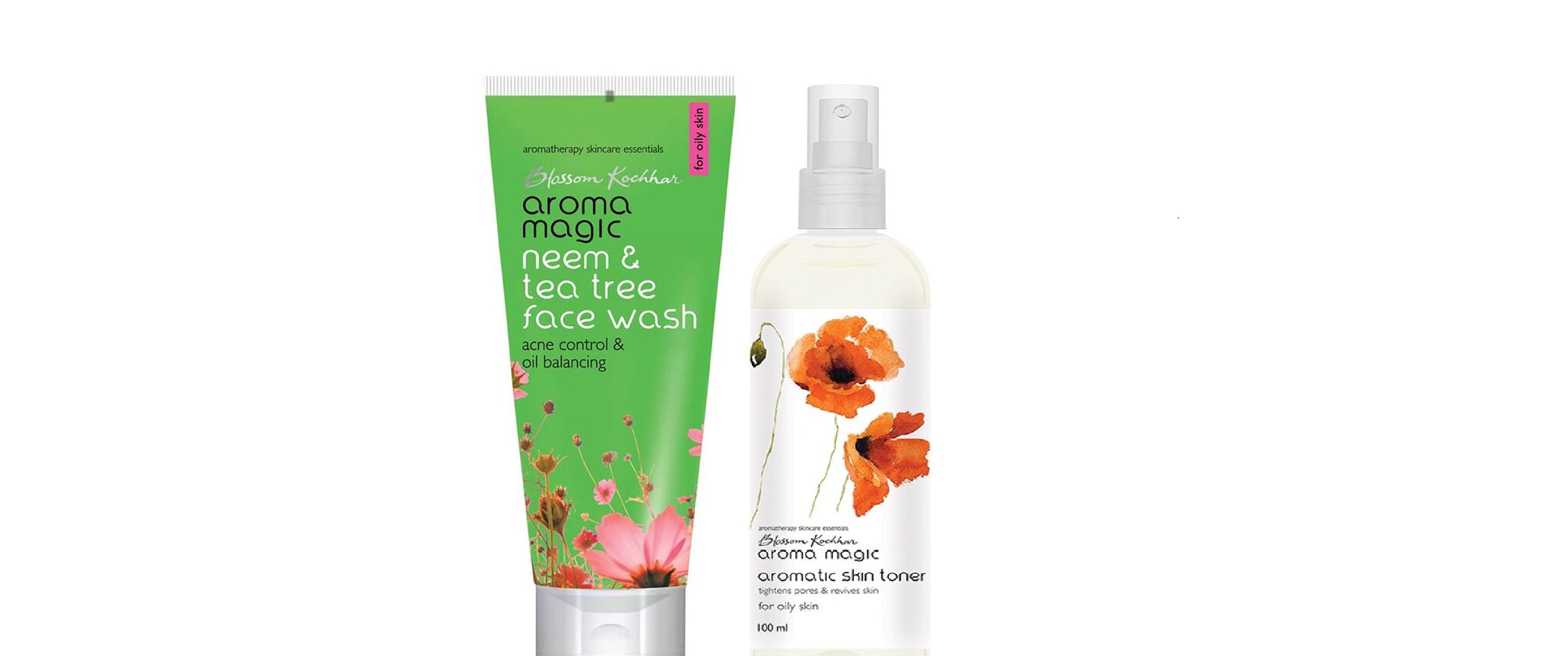 

Aroma Magic Combo of Neem and Tea Tree Face Wash Aromatic Skin Toner - 200ml