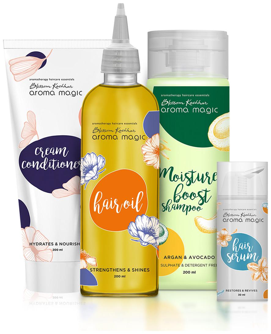 

Aroma Magic Dry Damage Coloured Hair Regime -Pack of 4(630ml)