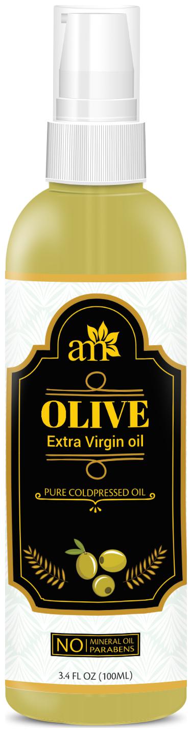 

AromaMusk 100 Pure Cold Pressed Extra Virgin Olive Oil For Hair And Skin 100ml