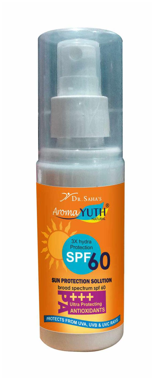 

AromaYuth Sun Protection Lotion (SPF-60) - SPF 60 PA (100 g)
