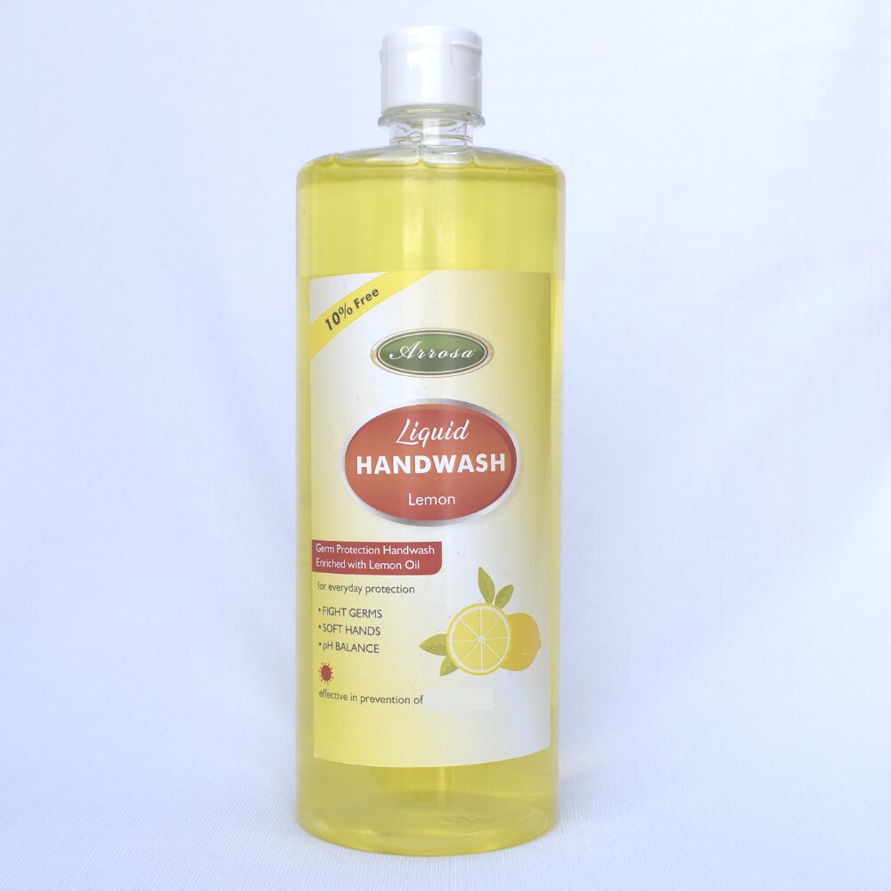 

Arrosa Liquid Handwash Glycerin based with Lemon 1L (Pack of 1)