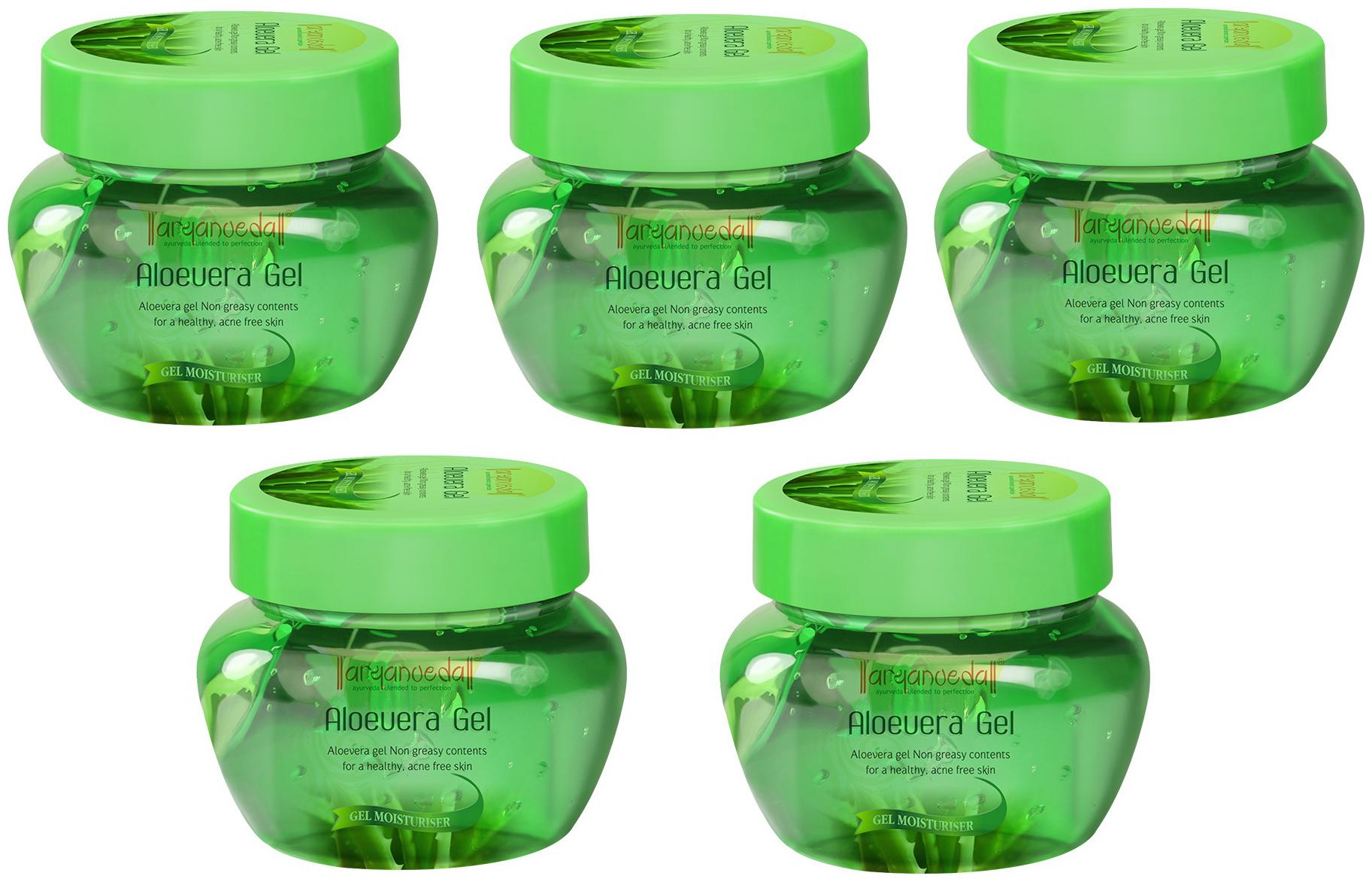 

Aryanveda Aloevera Gel For Face Body 100 g (Pack of 5)