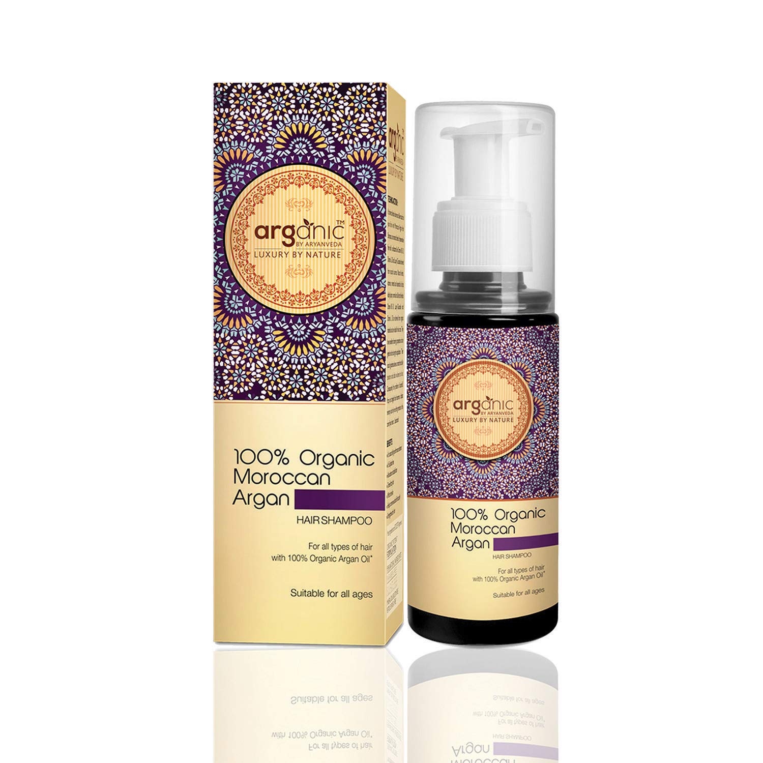 

Aryanveda Arganic 100 Organic Moroccan Argan Hair Shampoo 100ml