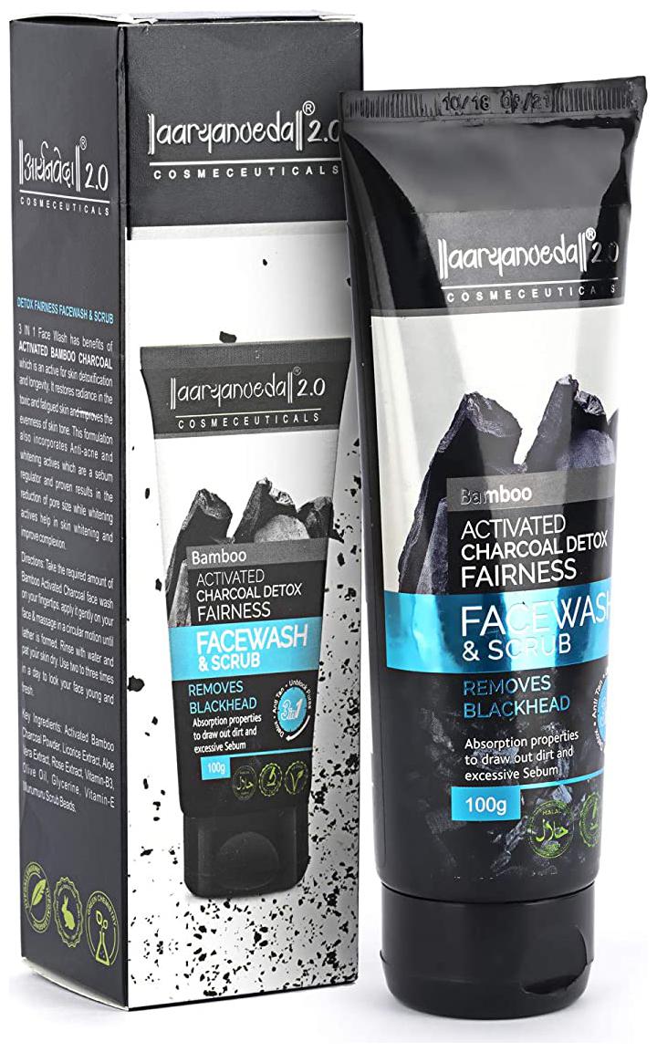 

Aryanveda Charcoal Face wash Scrub (Face wash)