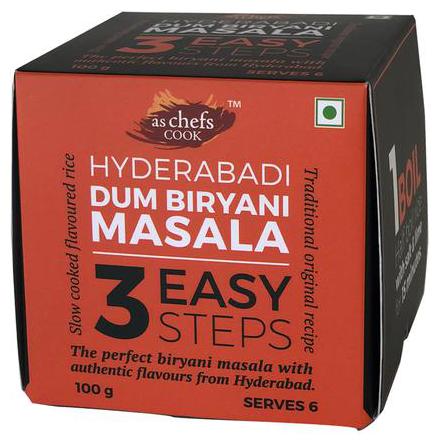 

As Chef s Cook Hyderabadi Dum Biryani Masala 100 g