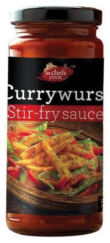 

As Chef s Cook Currywurst Stir-fry Sauce 250 g
