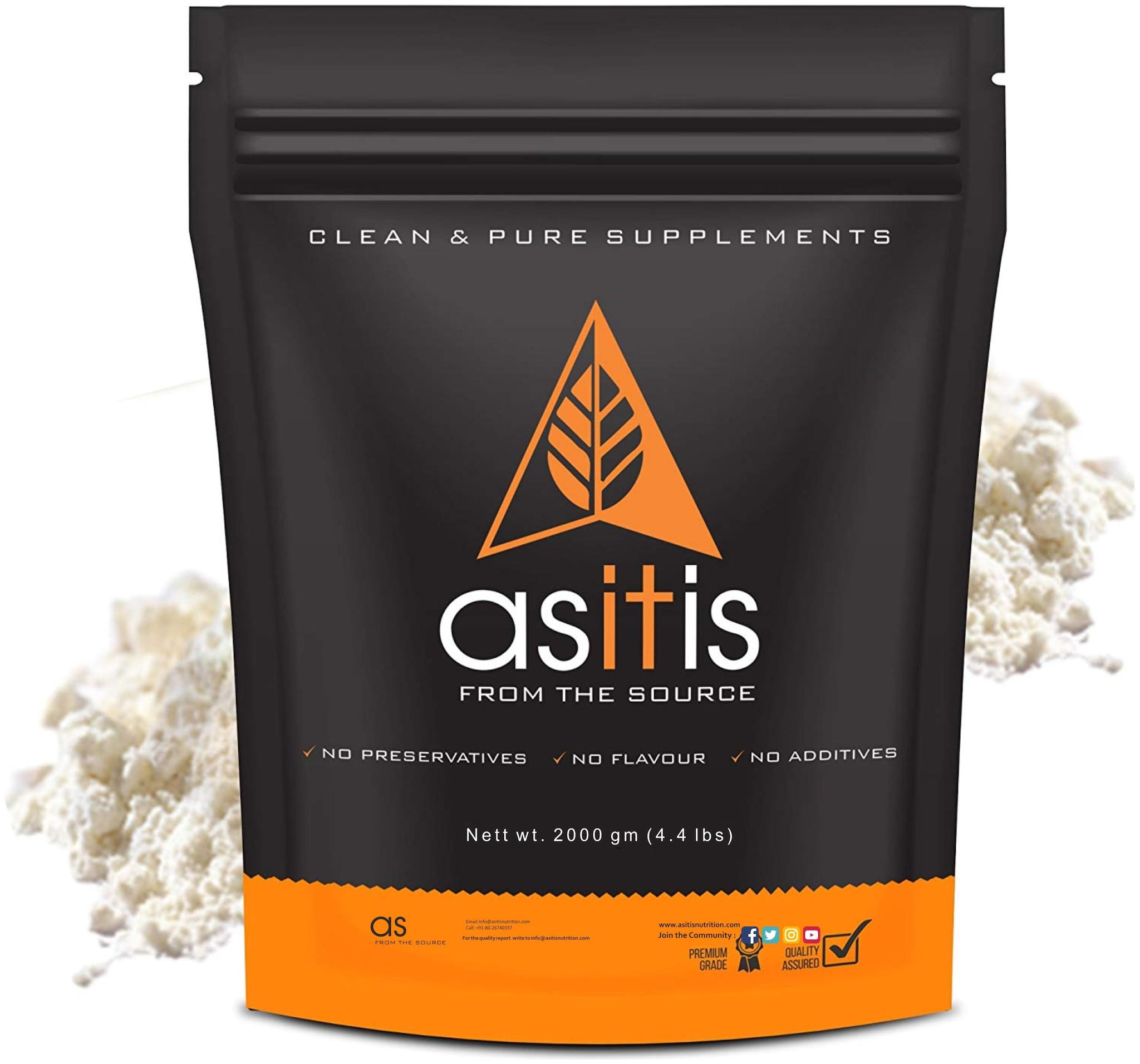 

AS-IT-IS Nutrition Whey Protein Isolate 2 KG