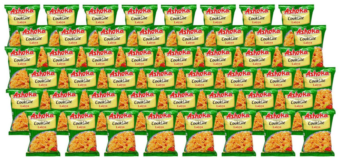 

Ashoka Cooklite Sev Murmura Pudina Flavor 30 g Each (Pack of 48 Pouches)