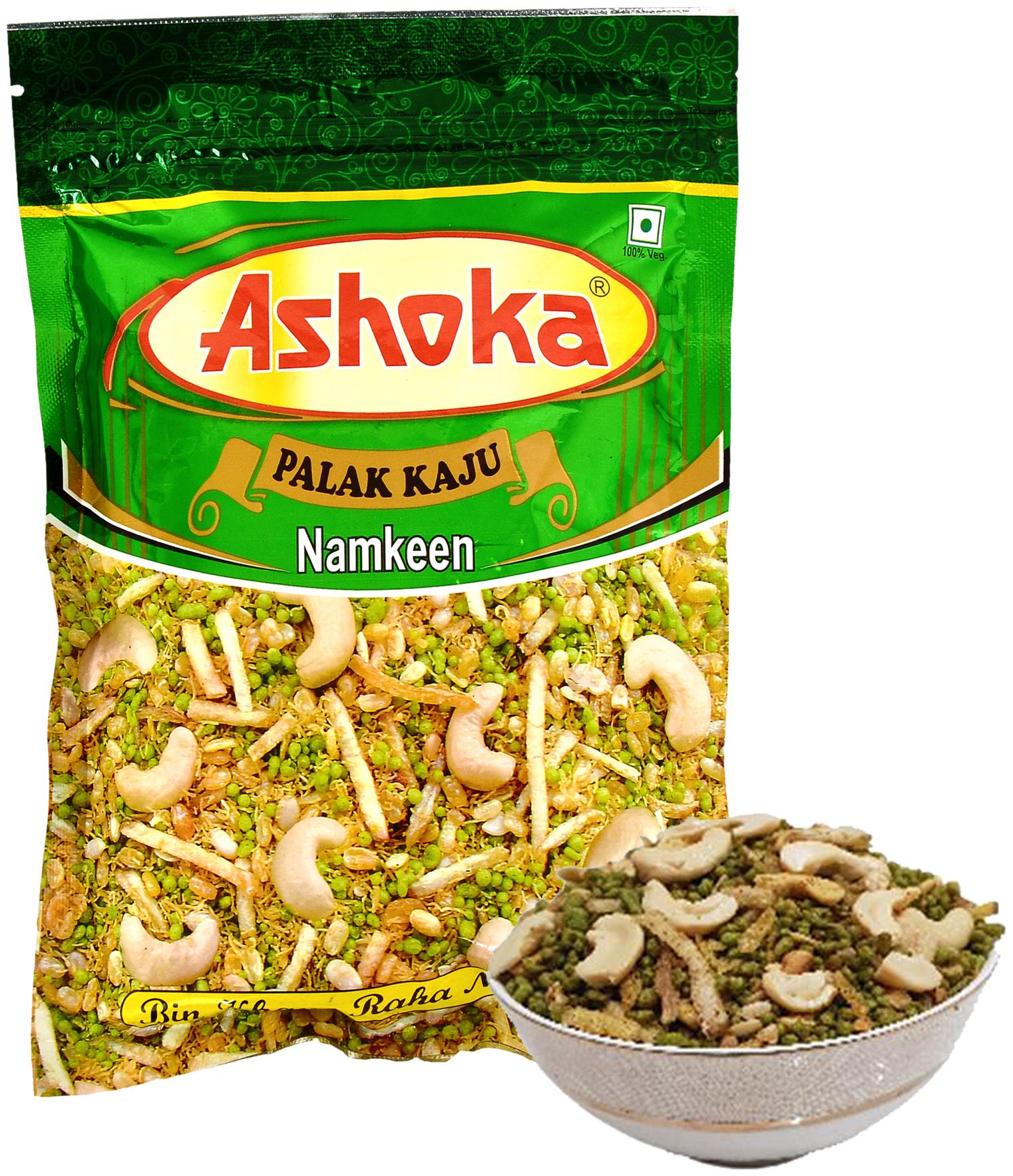 

Ashoka Palak Kaju Namkeen 200 g (Pack of 2)