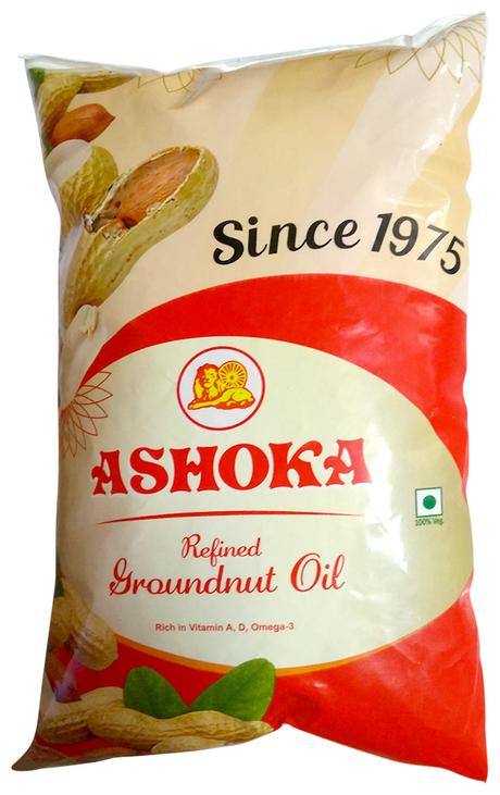 

Ashoka Refined Groundnut Oil 1 L Pouch