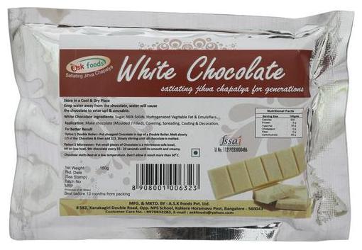 

Ask Foods Chocolate - White 150 g