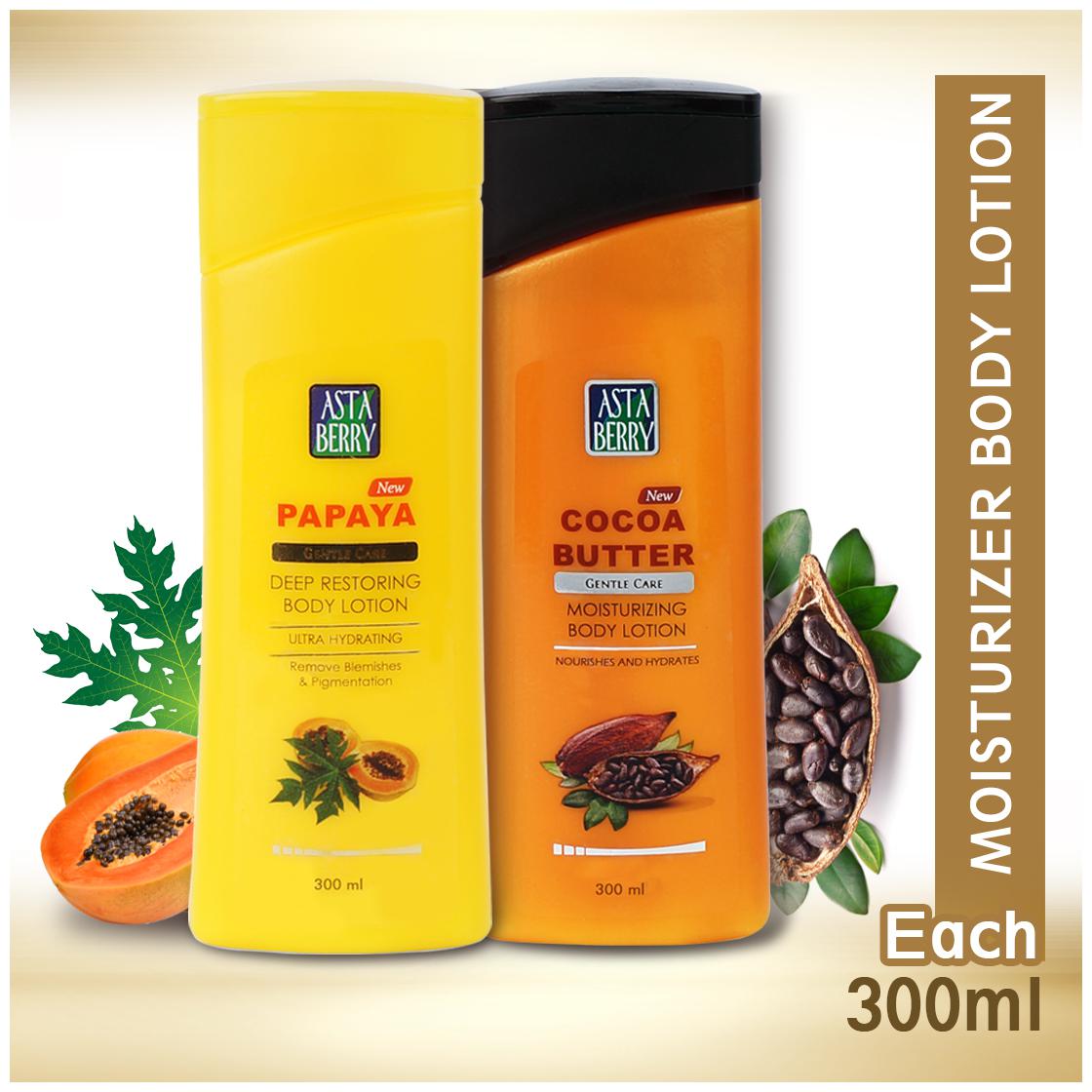 

Astaberry Body Lotion Papaya Coco Butter -300ml(pack 2)
