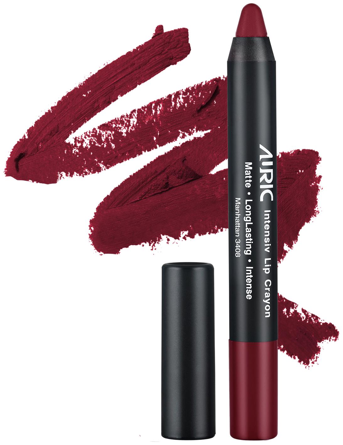 

Auric Intensiv Lip Crayon Manhattan Lipsticks -Color (Burgundy)3408 Lipsticks -2 8g