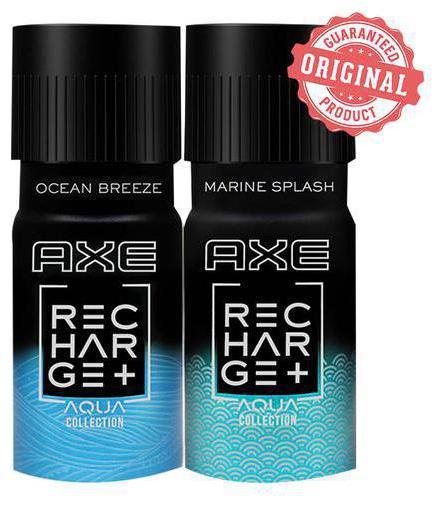 

Axe Recharge Marine Splash Ocean Breeze Deodorant - Combo Pack 150 ml Pack of 2