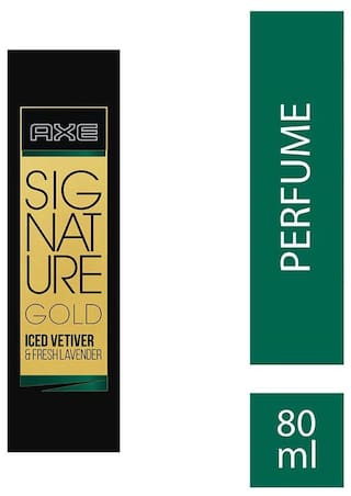 Buy Axe Signature Gold Iced Vetiver Fresh Lavender Perfume 80 Ml