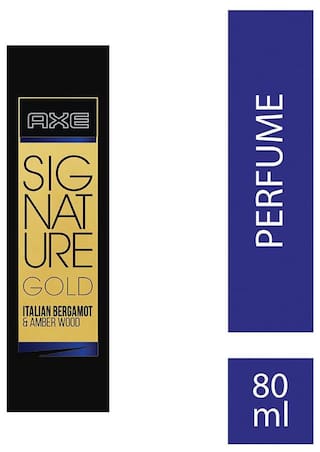 Buy Axe Signature Gold Italian Bergamot Amber Wood Perfume 80 Ml